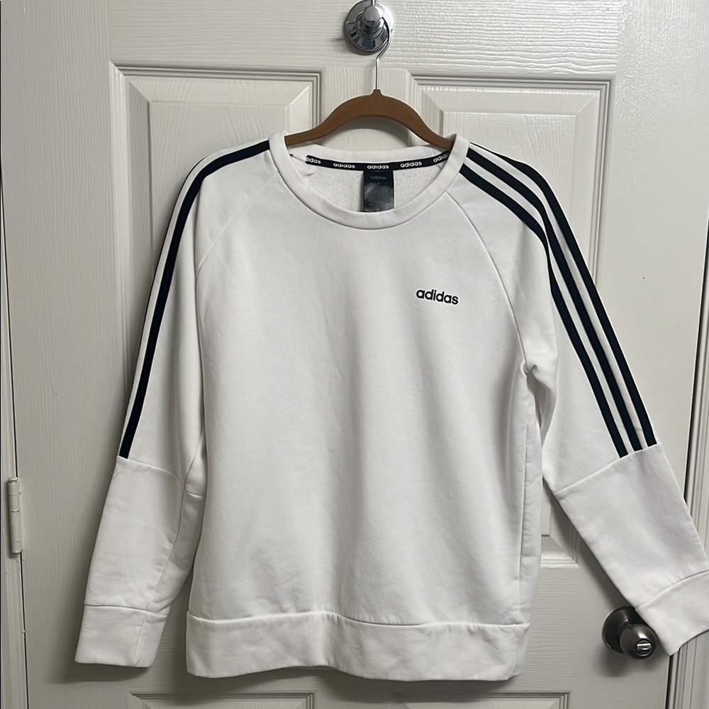 Adidas White Sweatshirt